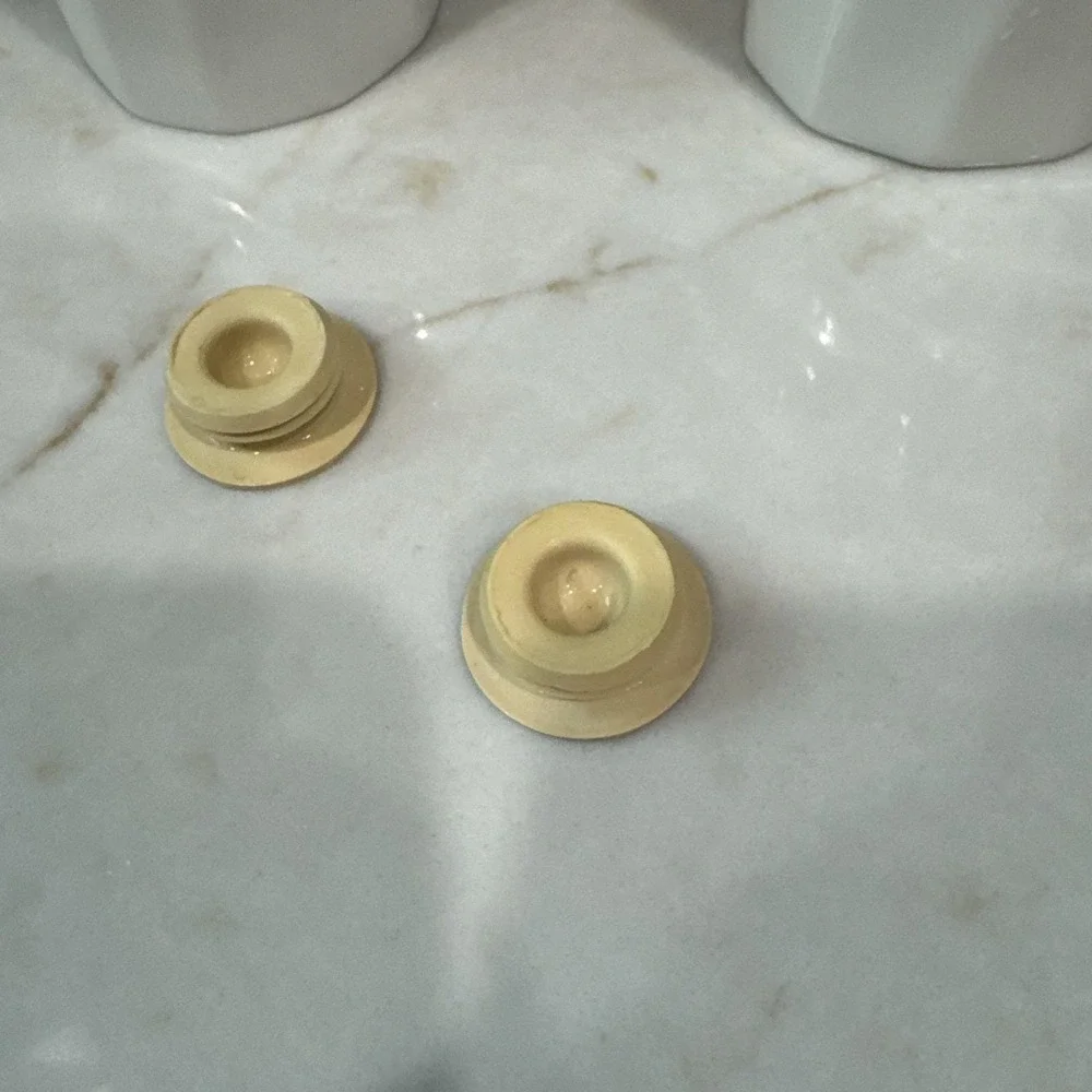 Johnson Brothers Regency White Ironstone Salt Pepper Shakers Made In England